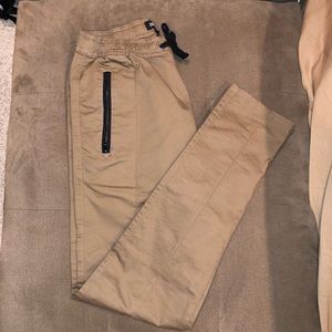 Khaki joggers